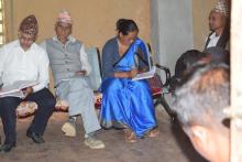 आ.व.२०७६/०७७ चाैँथाे गाउँसभाका लागी बजेट कार्यक्रम पूर्व तयारी अन्तरक्रियात्मक गाेष्ठी सहभागीहरु